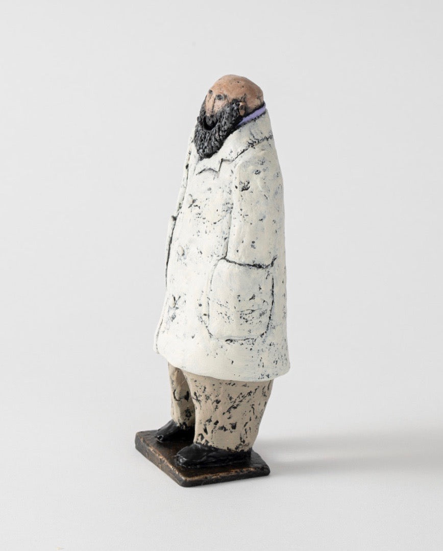 Chris Ingham 'Urbanfigure series - Untitles - Beard, white coat'