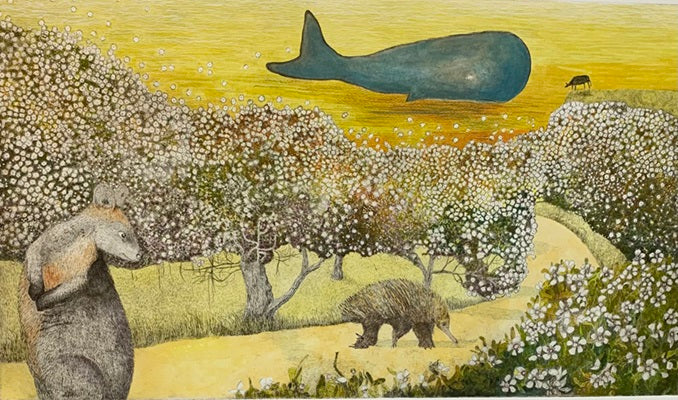 Karen Barnes 'There’s a Currawong in the Garden'