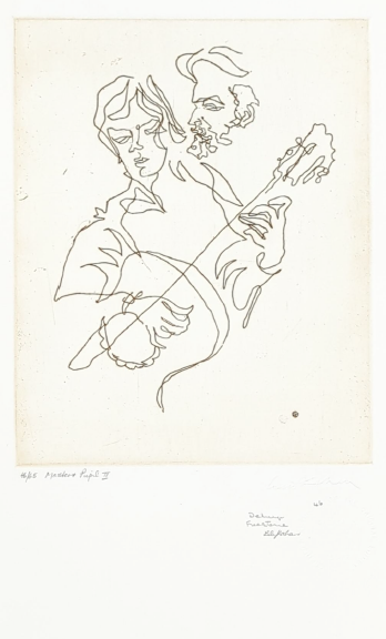 Louis Kahan 'Master and Pupil II'