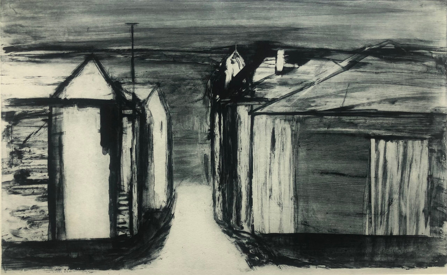 Dieter Engler 'York Houses (Black & White)' image 0