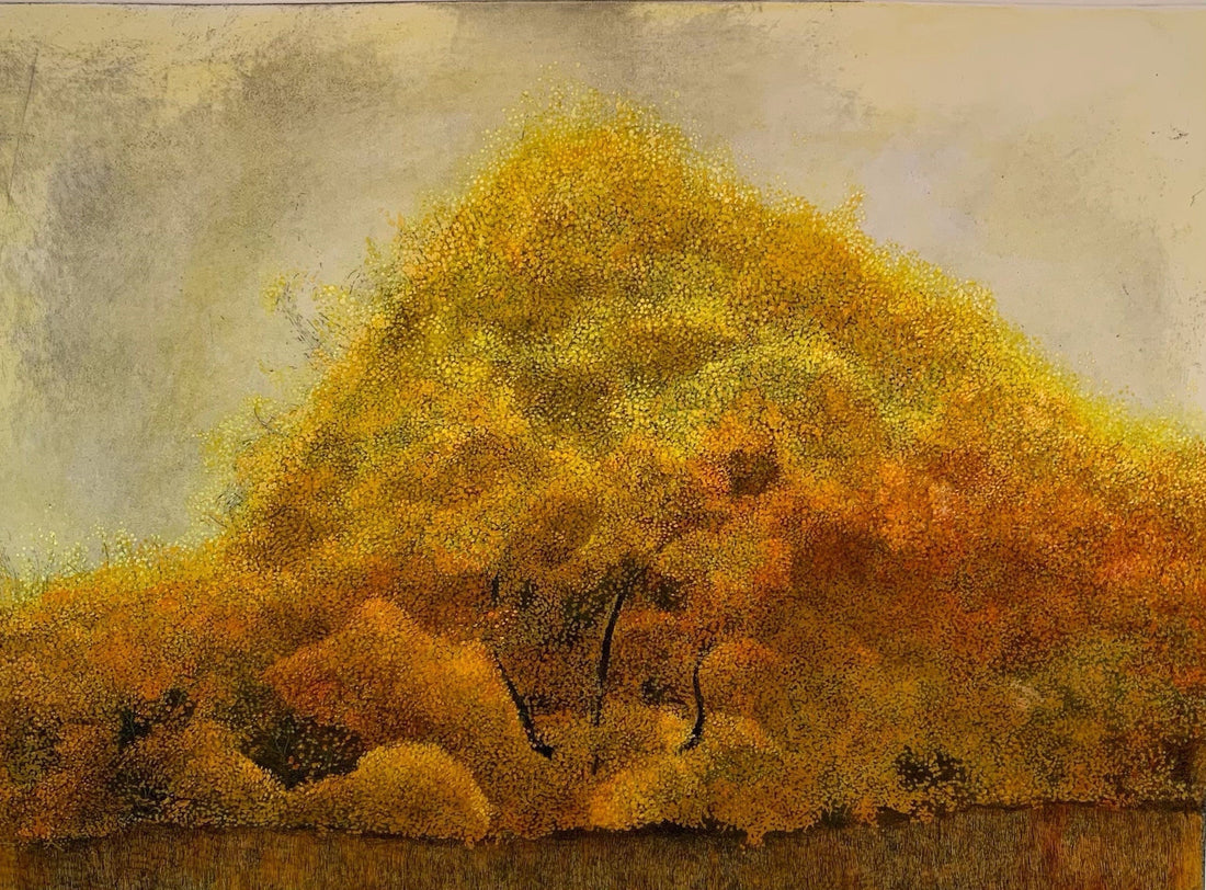 Karen Barnes 'Yellow Infinity'