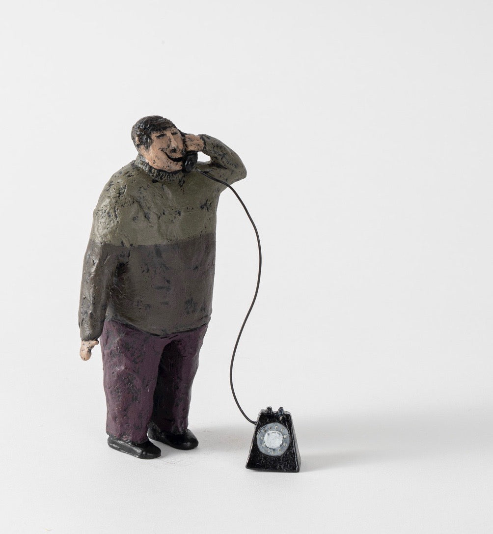 Chris Ingham 'Urban Figure series - Untitled - Man with phone'