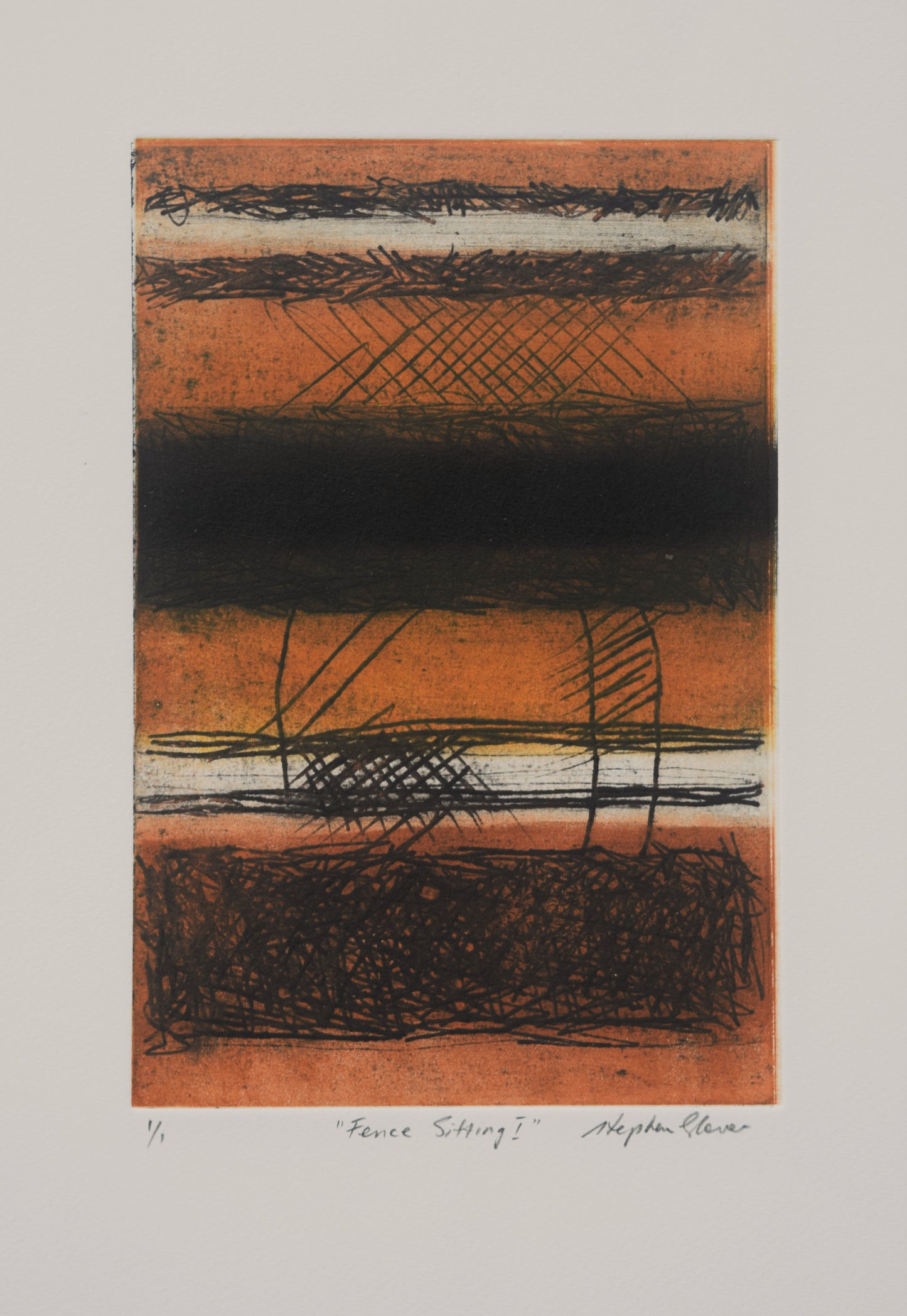 Stephen Glover 'Fence Sitting I'