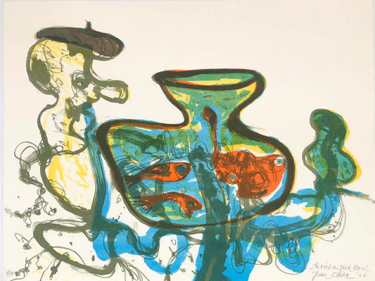 John Olsen ' Artists Fish Bowl' 2006