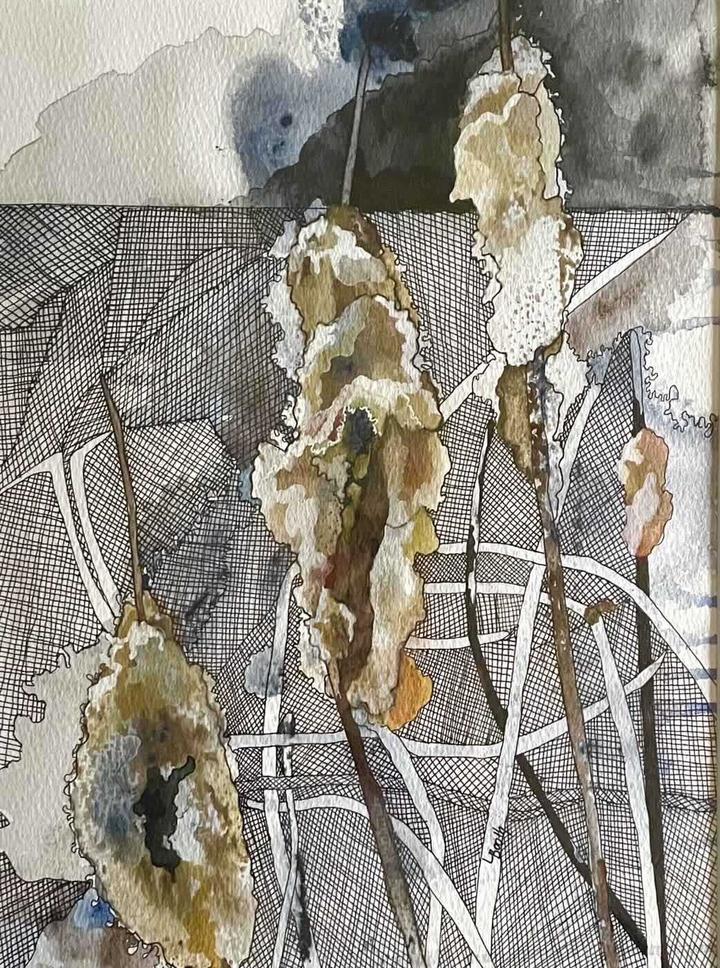 Leanne Booth 'Bullrushes III'