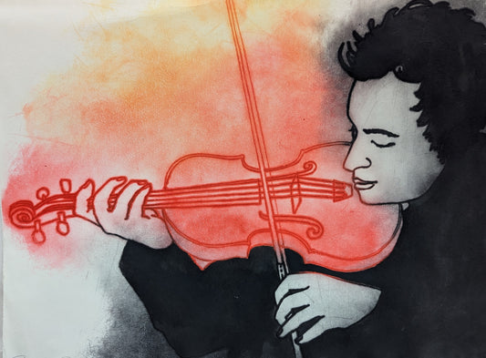 Mandy Renard 'Burning Violin'
