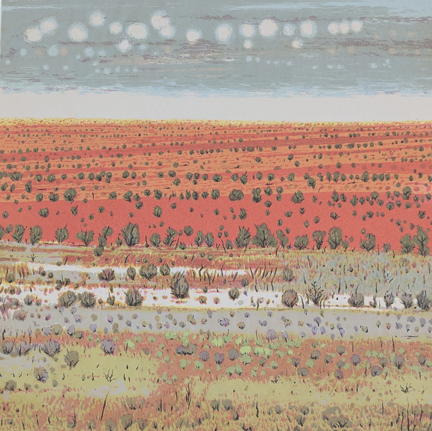 Clem Millward 'Red Desert Dunes'