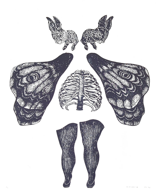 Iria Do Castelo 'Untitled - Wings, ribs, rabbits'