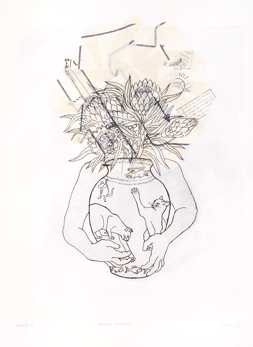 Anella Petrie 'Origami Portrait'