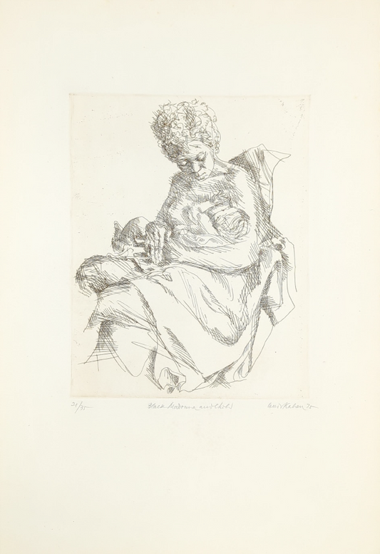Louis Kahan 'Black Madonna and Child'