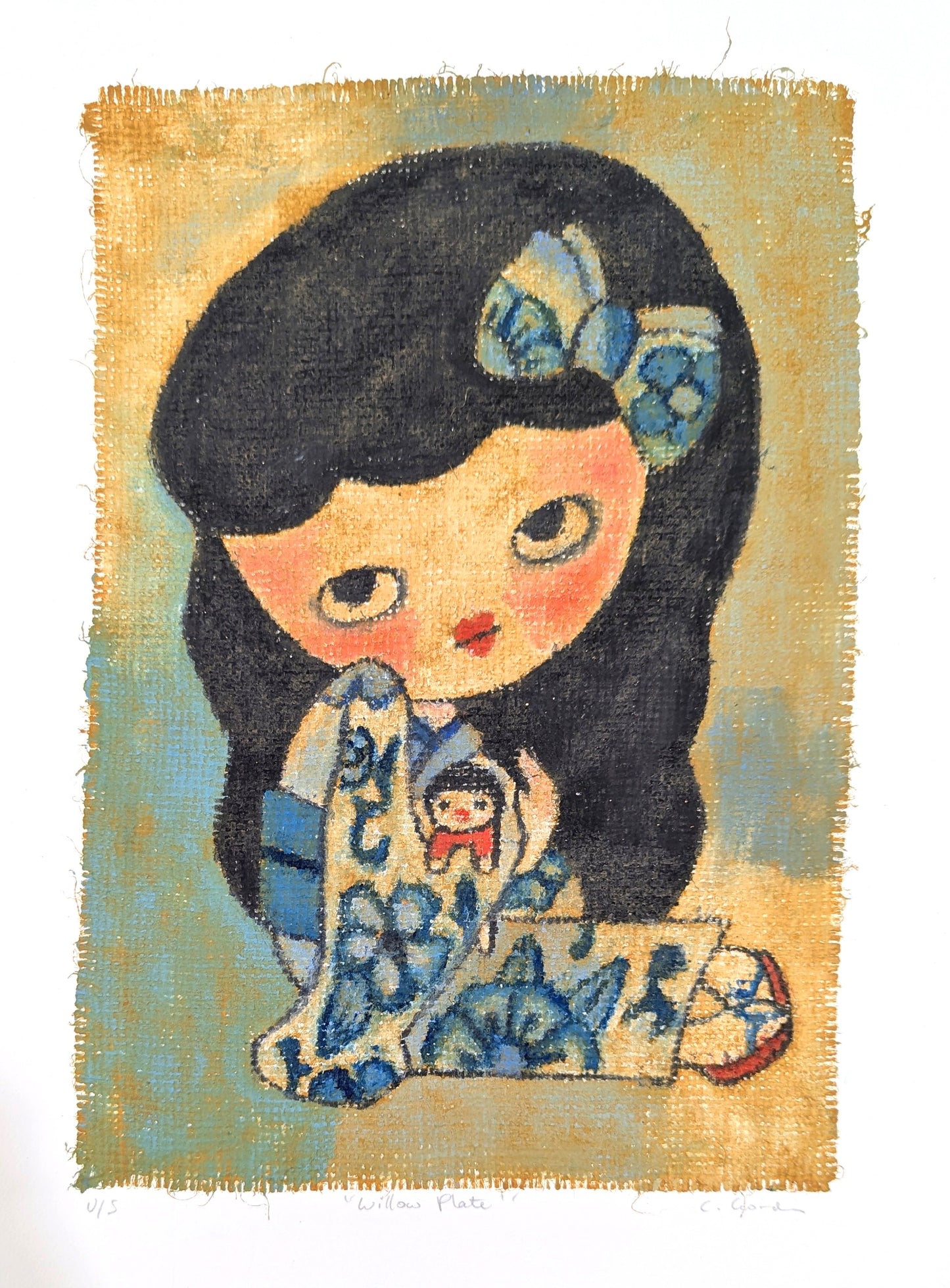 Christina Gordon 'Willow Plate'