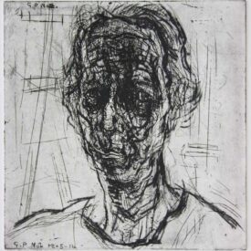 David_ Fairbairn_ Portrait of G.P. No2_ Copper Etching & Drypoint on Hahnemuhle_30 x29 cms _2014 IMG_2935